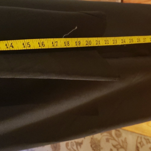 Blk Work or Travel Dress with Floral Detail. Never worn. Necklace not included. - Picture 9 of 9